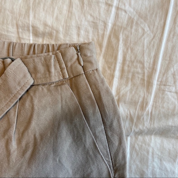 NET Tan Buckle Shorts - Picture 4 of 6